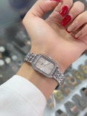 ساعت مچی زنانه آنی تایم (Annie Time) مدل مستطیلی دور نگین - بدنه استیل و رنگبندی متنوع