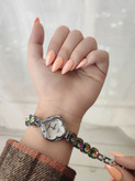 ساعت زنانه مجلسی الینا مدل نگینی - طرح گل (کد 5208899)