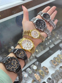 ساعت مچی زنانه Aoqili نگیندار مدل Serpenti،. 5757229àبند فلزی طرح لانهزنبوری، صفحه بیضی