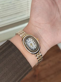 ساعت مچی زنانه اوکیلی (Aoqili) مدل بیضی بند کارتیر - در ۴ رنگ صفحه (کد 6907232)