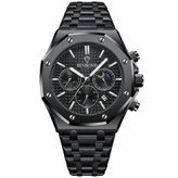 ساعت مچی مردانه ⌚️بین باند BIN BOND •مدل B3459 سه موتوره فعال