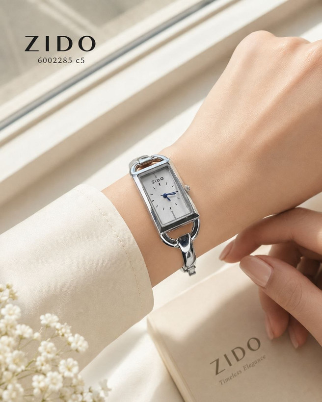 النگویی زنانه، ساعت مچی دستبندی زنانه، ساعت ZIDO زنانه