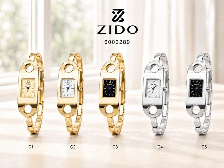 النگویی زنانه، ساعت مچی دستبندی زنانه، ساعت ZIDO زنانه